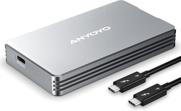 Anyoyo 40Gbps M.2 NVMe to USB C SSD Enclosure